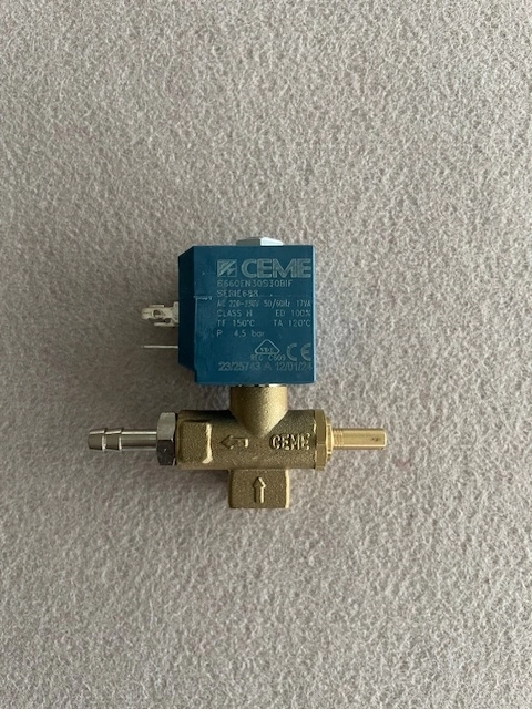 Magnetventil Ceme Gr.1/4″ für Kleindampferzeuger