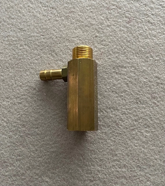 Rückschlagventil mit Entfüftung für Primula Gr.3/8″