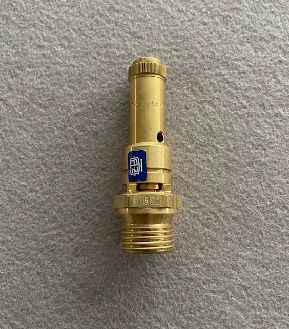 Sicherheitsventil mit Tüv Gr.1/2″-6 Bar für Dampferzeuger