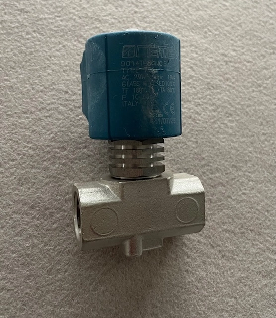 Magnetventil Ceme für Dampf Gr.1/2″-230V bis 10 Bar