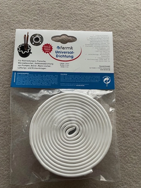 Teflondichtung für Flansche usw, selbstklebend